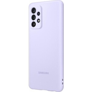 фото Чехол (клип-кейс) samsung для samsung galaxy a72 silicone cover фиолетовый (ef-pa725tvegru)