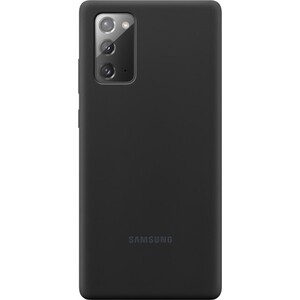 фото Чехол (клип-кейс) samsung для samsung galaxy note 20 silicone cover черный (ef-pn980tbegru)