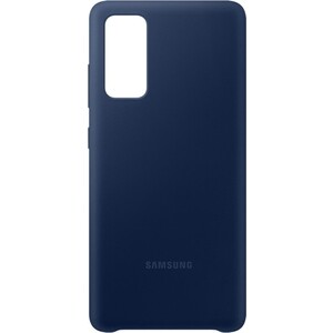 фото Чехол (клип-кейс) samsung для samsung galaxy s20 fe silicone cover темно-синий (ef-pg780tnegru)