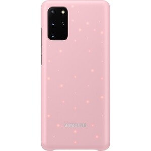 фото Чехол (клип-кейс) samsung для samsung galaxy s20+ smart led cover розовый (ef-kg985cpegru)