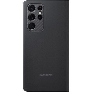 фото Чехол (флип-кейс) samsung для samsung galaxy s21 ultra smart clear view cover черный (ef-zg99pcbegru)