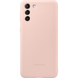 фото Чехол (клип-кейс) samsung для samsung galaxy s21+ silicone cover розовый (ef-pg996tpegru)