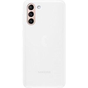 Чехол (клип-кейс) Samsung для Galaxy S21+ Smart LED Cover белый (EF-KG996CWEGRU)