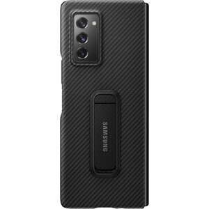 фото Чехол (клип-кейс) samsung для samsung galaxy z fold2 aramid standing cover черный (ef-xf916sbegru)