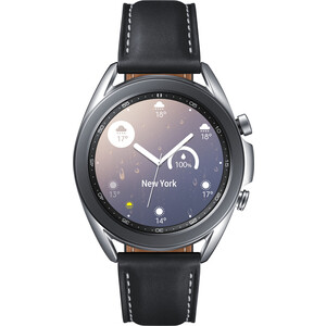 фото Смарт-часы samsung galaxy watch 3 41мм 1.2'' super amoled серебристый (sm-r850nzsacis)