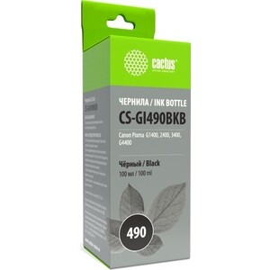 

Чернила Cactus CS-GI490BK black100 мл (для Canon Pixma G1400/G2400/G3400) (CS-GI490BK), CS-GI490BK black100 мл (для Canon Pixma G1400/G2400/G3400) (CS-GI490BK)