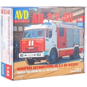 Сборная модель AVD Models АЦ-3,2-40 (43253), масштаб 1:43 АЦ-3,2-40 (43253), масштаб 1:43 - фото 1