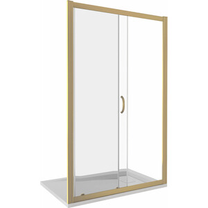 Душевая дверь Good Door Jazz WTW 120х185 прозрачная, золото (WTW-120-C-G)