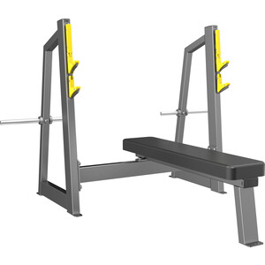 фото Скамья-стойка dhz fitness olympic bench для жима штанги лежа