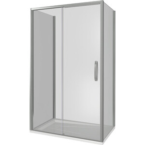 фото Душевой уголок good door antares 100x90 стекло прозрачное, профиль хром wtw+sp+sp