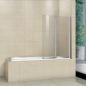 Шторка для ванны Good Door Screen FO 80х140 правая, прозрачная, хром (FO-80-C-CH) шторка для ванной fixsen california fx 2500