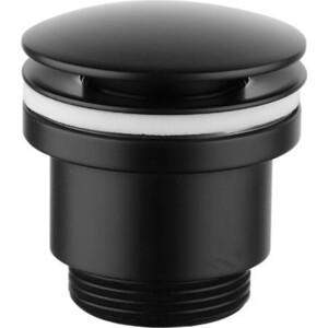 Донный клапан Lemark Click-clack 5/4'' универсальный черный (LM8500BL) сифон для ванны alcadrain a507ckm стоковое отверстие d 52 система click clack длина сифона 57 см