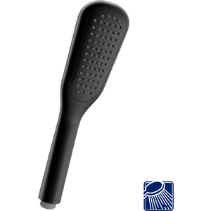 Ручной душ Lemark 1 режим, черный (LM0411BL) душевая стойка esko st2050lm 1 режим с термостатом серый серебристый