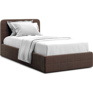 Кровать Агат Adda 120 Velutto 23 кровать с ламелями и опорами compass монблан мб 602к 200x140 орех шоколадный