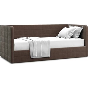 Кровать Агат Brenta 120 Velutto 23 кровать с ламелями и опорами compass монблан мб 602к 200x140 орех шоколадный