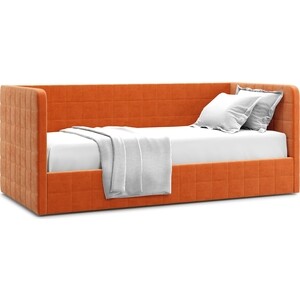 Кровать Агат Brenta 120 Velutto 27 кровать детская с мягкой спинкой сердце 3 800 × 1600 мм без бортика белый оранжевый