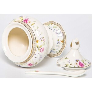 фото Сахарница balsford эклат 300мл на ножке с ложкой new bone china (195-42025)