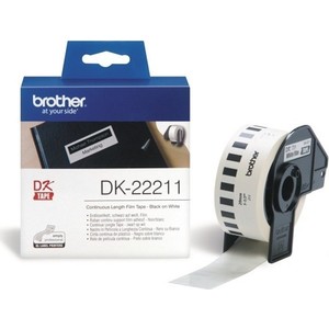 Клеящаяся лента Brother DK22211 бумажная клеящаяся лента 62мм brother dk22205