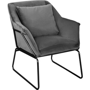 Кресло Bradex Alex серый (FR 0542) кресло и оттоманка bradex alex бирюзовый fr 0414k