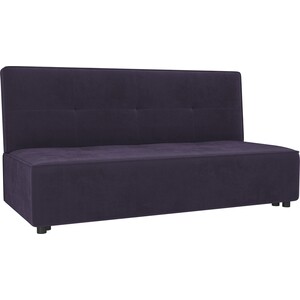 Прямой диван АртМебель Зиммер велюр фиолетовый прямой диван книжка артмебель потрленд велюр фиолетовый
