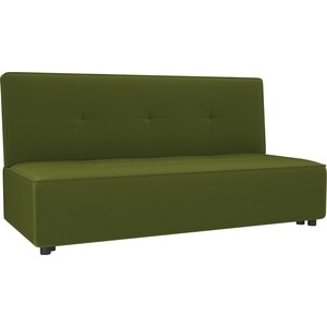 Прямой диван АртМебель Зиммер микровельвет зеленый - фото 1