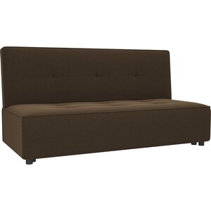 фото Прямой диван арт-мебель зиммер микровельвет коричневый
