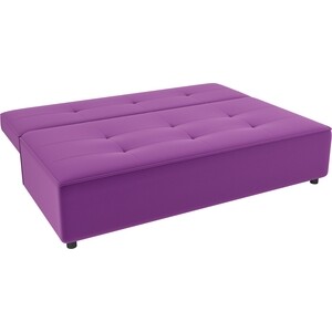 Прямой диван АртМебель Зиммер микровельвет фиолетовый - фото 4
