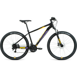 фото Велосипед forward apache 27.5'' 3.2 disc (2021) 19'' черный/оранжевый