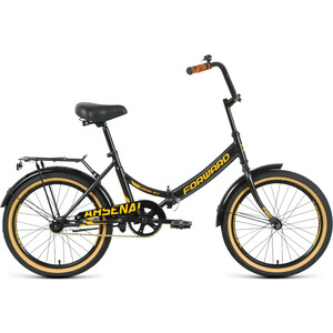 фото Велосипед forward arsenal x 20'' (2021) черный/золотой