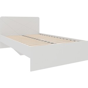 Кровать 120 Это мебель Абрис ПМ-332.02 исп.2 белый глянец подтяжки детские ширина 2 см белый