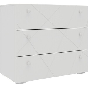 Комод Это мебель Абрис ПМ-332.04 белый глянец шкаф угловой универсальный это мебель абрис пм 332 23 исп 1 белый глянец