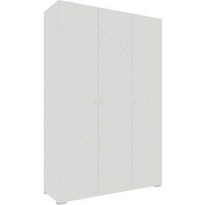Шкаф комбинированный (с 3 дверьми) Это мебель Абрис ПМ-332.25 исп.1 белый глянец тумба прикроватная это мебель абрис пм 332 03 белый глянец