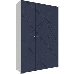 Шкаф комбинированный (с 3 дверьми) Это мебель Абрис ПМ-332.25 исп.1 дуб адриатика синий/белый шкаф комбинированный с 3 дверьми это мебель абрис пм 332 25 исп 1 дуб адриатика синий белый