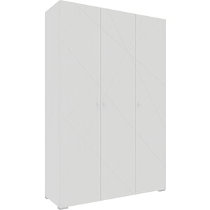 Шкаф комбинированный (с 3 дверьми) Это мебель Абрис ПМ-332.25 исп.2 белый глянец тумба комбинированная это мебель абрис пм 332 06 белый глянец