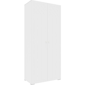 фото Шкаф комбинированный с 2 дверьми это мебель бискотти пм-332.22 исп.1 белый