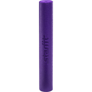 фото Коврик для йоги starfit fm-101 pvc 173x61x0,6 см, фиолетовый