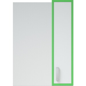 Зеркало-шкаф Corozo Спектр 50 зеленый/белый (SD-00000685) зеркало шкаф corozo спектр 50 серый белый sd 00000708