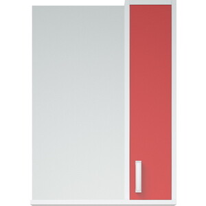 Зеркало-шкаф Corozo Колор 50 красный/белый (SD-00000697) зеркало шкаф corozo колор 50 красный белый sd 00000697