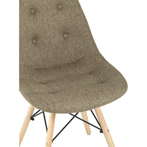 фото Стул stool group dsw soft рогожка светло-коричневый
