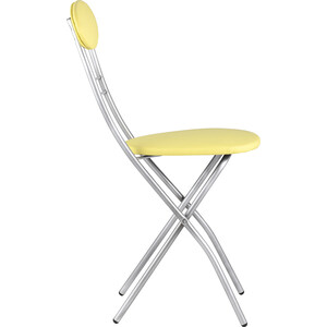 фото Стул складной stool group компакт экокожа желтая
