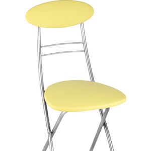 фото Стул складной stool group компакт экокожа желтая