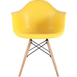 фото Stool group кресло eames w желтое