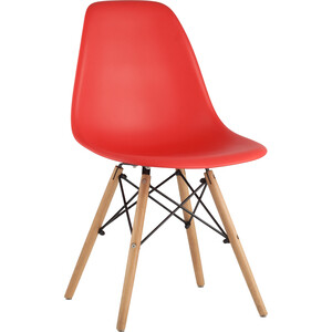 фото Stool group стул eames simple красный