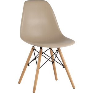 фото Stool group стул eames simple бежево-серый