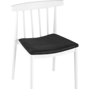 фото Стул с мягким сиденьем stool group ranch белый