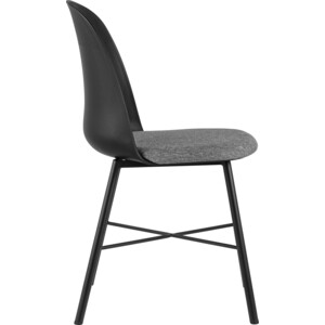 фото Стул с мягким сиденьем stool group shell черный