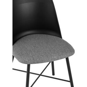 фото Стул с мягким сиденьем stool group shell черный