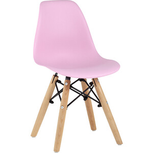 фото Stool group стул eames small розовый, деревянные ножки