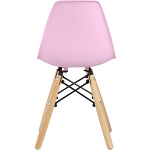 фото Stool group стул eames small розовый, деревянные ножки