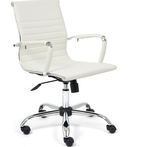 Компьютерное кресло TetChair Urban-low кож/зам, белый 36-01 компьютерное кресло tetchair urban low кож зам металлик 36